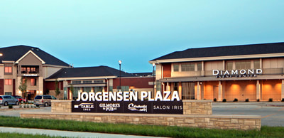 Western Home Communities Jorgensen Plaza with Grosse Aquatic Center, Diamond Event Center, and Table 1912 - Cedar Falls, Iowa